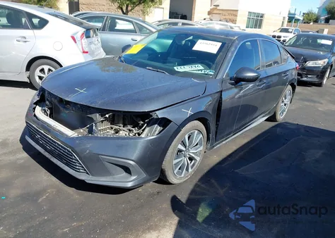 2022 Honda Civic Ex-L z USA, uszkodzony, nr VIN 19XFL1H72NE013369